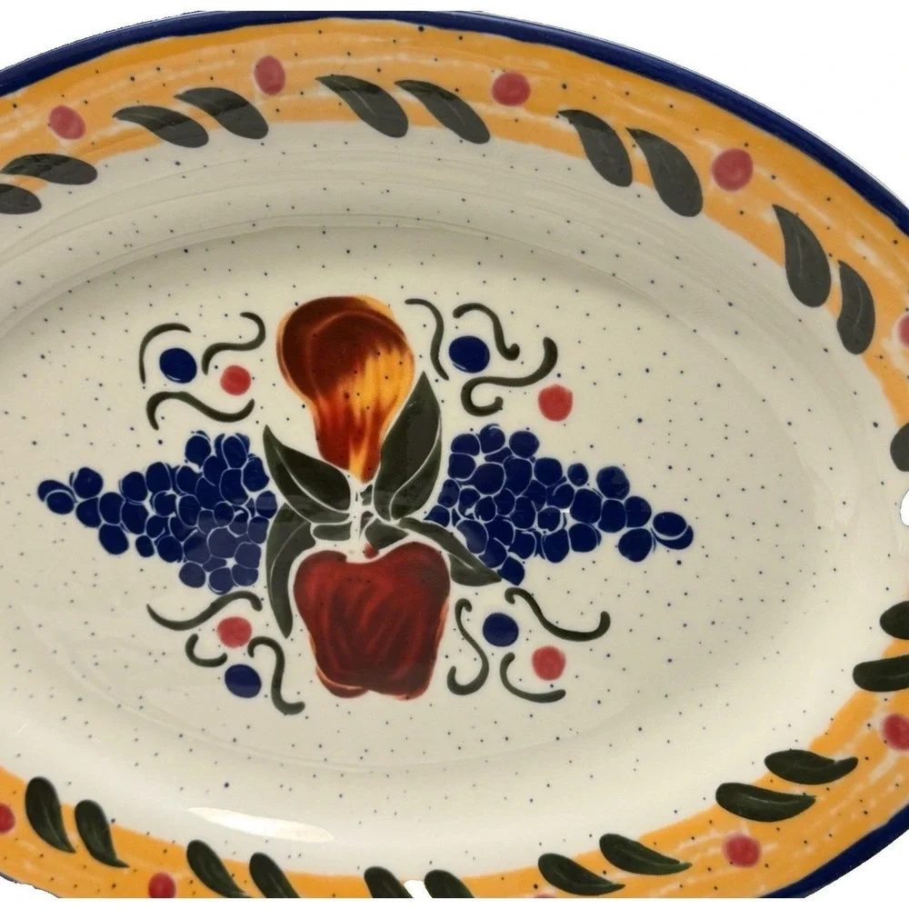 Buffalo China Large‎ Ceramic Oval Serving Platter Restaurant Ware 15